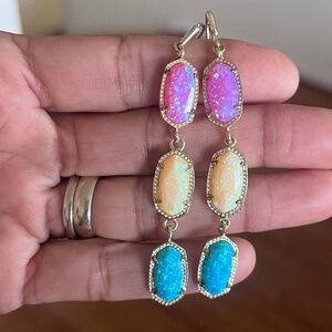 Custom Linear Lee earrings